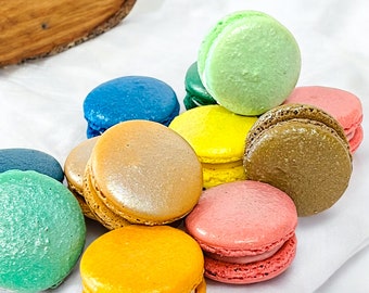 Shimmering Macarons Collection - Customizable Flavors & Colors