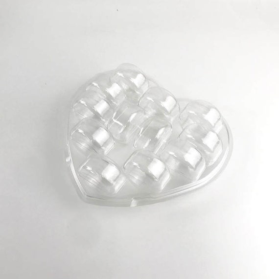 Heart-Shaped Plastic Clamshell Container -Kitchendance