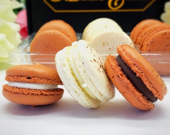 S'More Macaron Set: Handmade Gluten-Free French Macarons
