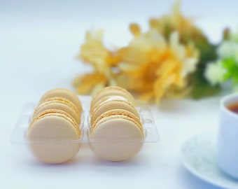 6 Pack  vanilla French macarons