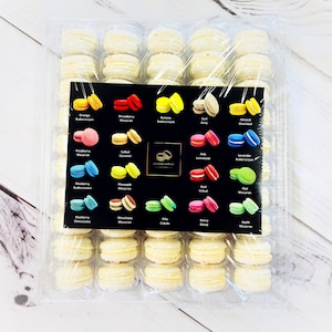 50 Pack Coconut French Macaron Value Pack