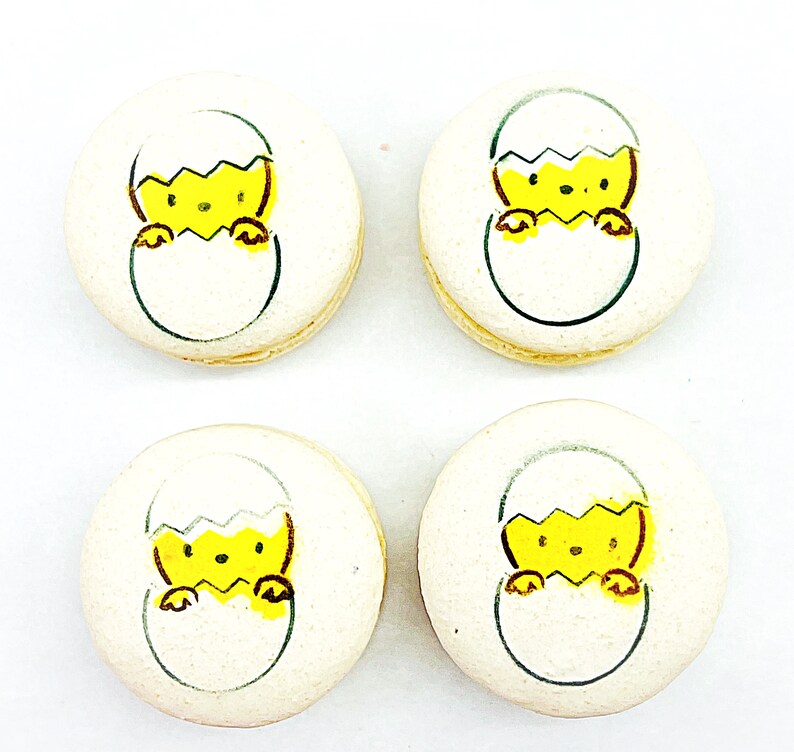 Vegan Chick Macarons  Vanilla Sea Salt  Available in 4 & 12 image 6