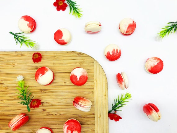 Macarons à la menthe poivrée Livraison rapide et gratuite Parfait