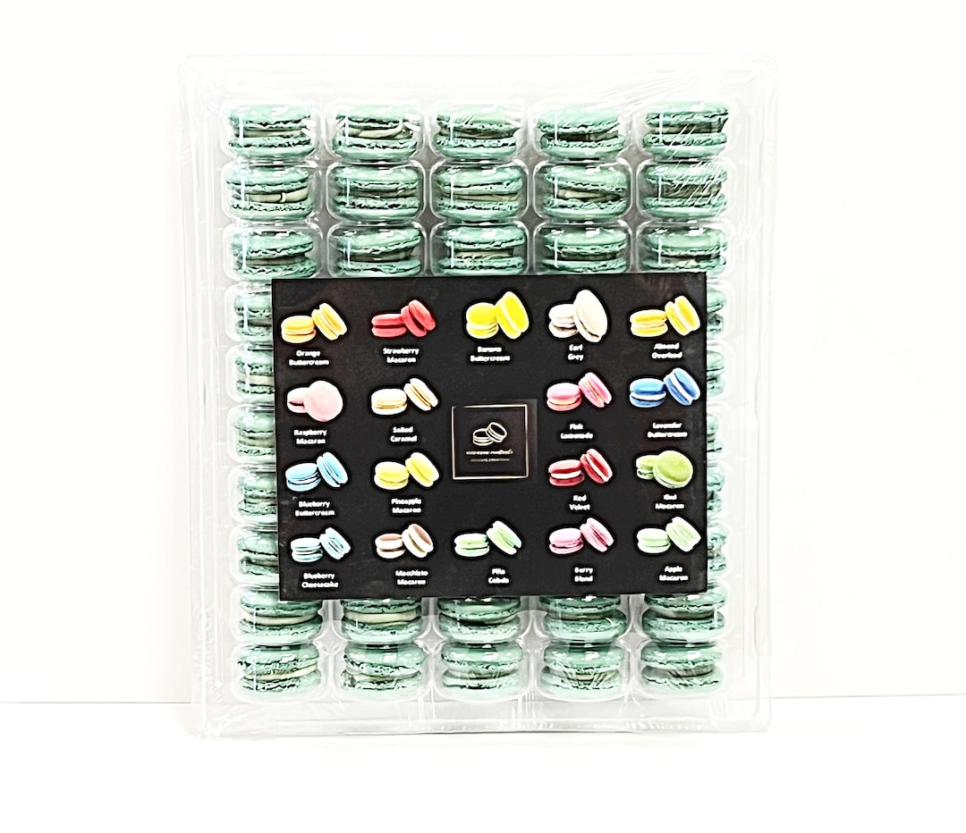 50 Pack Butterbeer Ganache French Macaron Value Pack Etsy