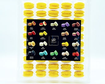 50 Pack Lemon French Macaron Value Pack