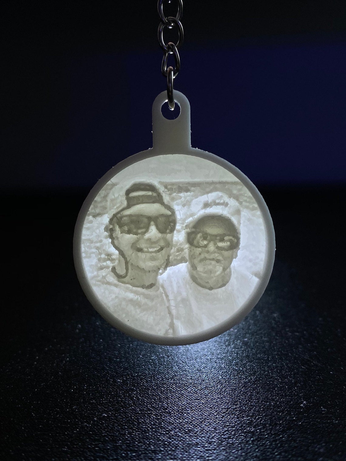 Custom Photo 3D Printed Keychains Etsy