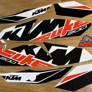 KTM DUKE 200 2017. Full Graphics Kits. Decals (NG)