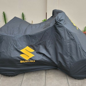 ATV Cover for Suzuki LTR 450 – Black w/ Logos. All-Weather resistant.