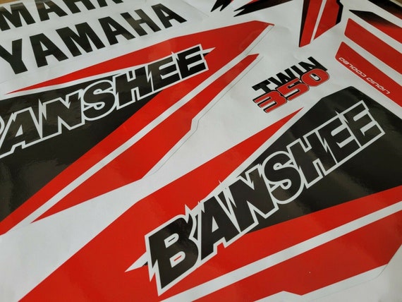 2008 Yamaha banshee full graphics decal kit THICK AND HIGH GLOSS 2008 Yamaha banshee full graphics decal kit THICK AND HIGH GLOSS