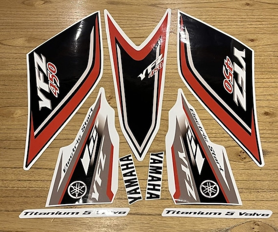 Yamaha YFZ450 2008 ( Carb.) Full Graphics Decals - Etsy