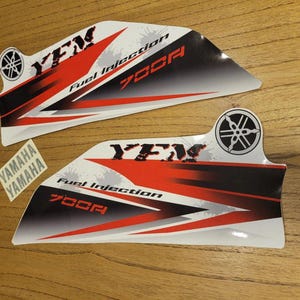 Yamaha YFM Raptor 700 2009 / 2010 Full Graphics Decals