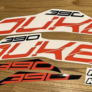 KTM DUKE 390. Full Graphics Kits. Decals (BL)