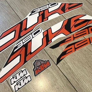 KTM DUKE 390. Full Graphics Kits. Decals (NG)