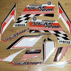 Yamaha Raptor 700 2008 Special Edition Full Graphics Decals