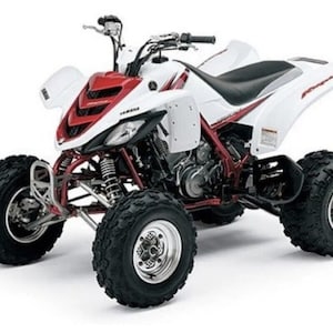 Yamaha Raptor 660 2004 Red Full Graphics Decals
