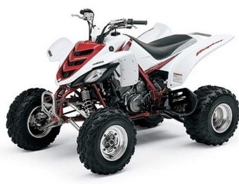 Yamaha Raptor 660 2004 Red Full Graphics Decals
