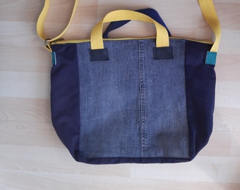 Umhängetasche Handtasche Jeanstasche