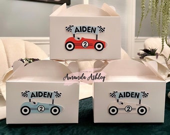 Vintage Car Favor Boxes, Vintage Car Birthday Party, Vintage Car Party Package, Vintage Car First Birthday, Vintage Car Second Birthday