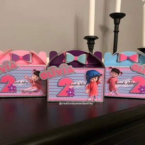 Scare Floor Favor Boxes, Monster Party, Boo Girl Birthday Party ...