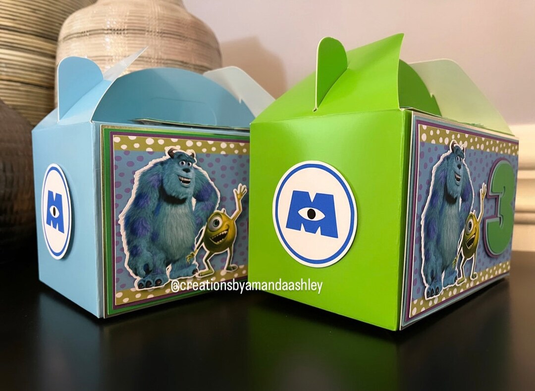 Scare Floor Favor Boxes, Monster Party, Boo Girl Birthday Party ...