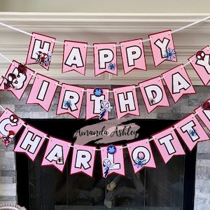 Girl Spidey and Friends Banner, Spiderman Banner, Spidey and Friends Birthday, Spidey and Friends Party, Spidey and Friends Party Supplies