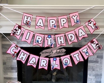 Girl Spidey and Friends Banner, Spiderman Banner, Spidey and Friends Birthday, Spidey and Friends Party, Spidey and Friends Party Supplies