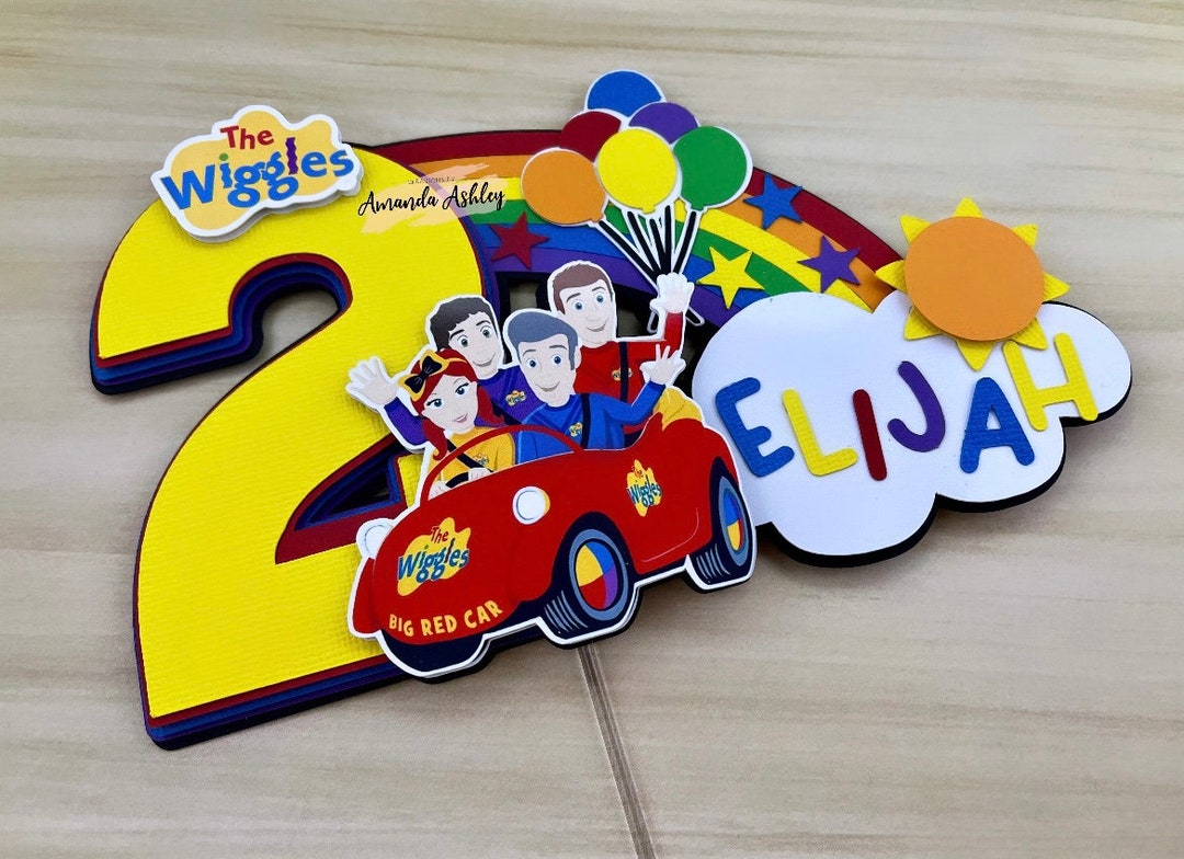 Wiggles Cake Topper, Wiggles Birthday Party, Wiggles Party Decorations