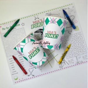 Golf Party Cups, Golf Birthday Supplies, Girls Golf Birthday, Hole in One Birthday Decorations, Golf PAR-Tee Decorations