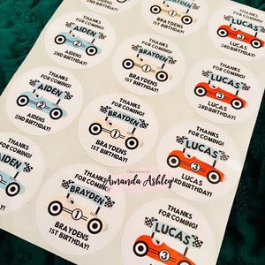 Vintage Car Party Stickers, Vintage Car Birthday Party, Vintage Car Party Package, Vintage Car Theme Favors