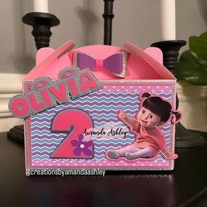 Scare Floor Favor Boxes, Monster Party, Boo Girl Birthday Party ...
