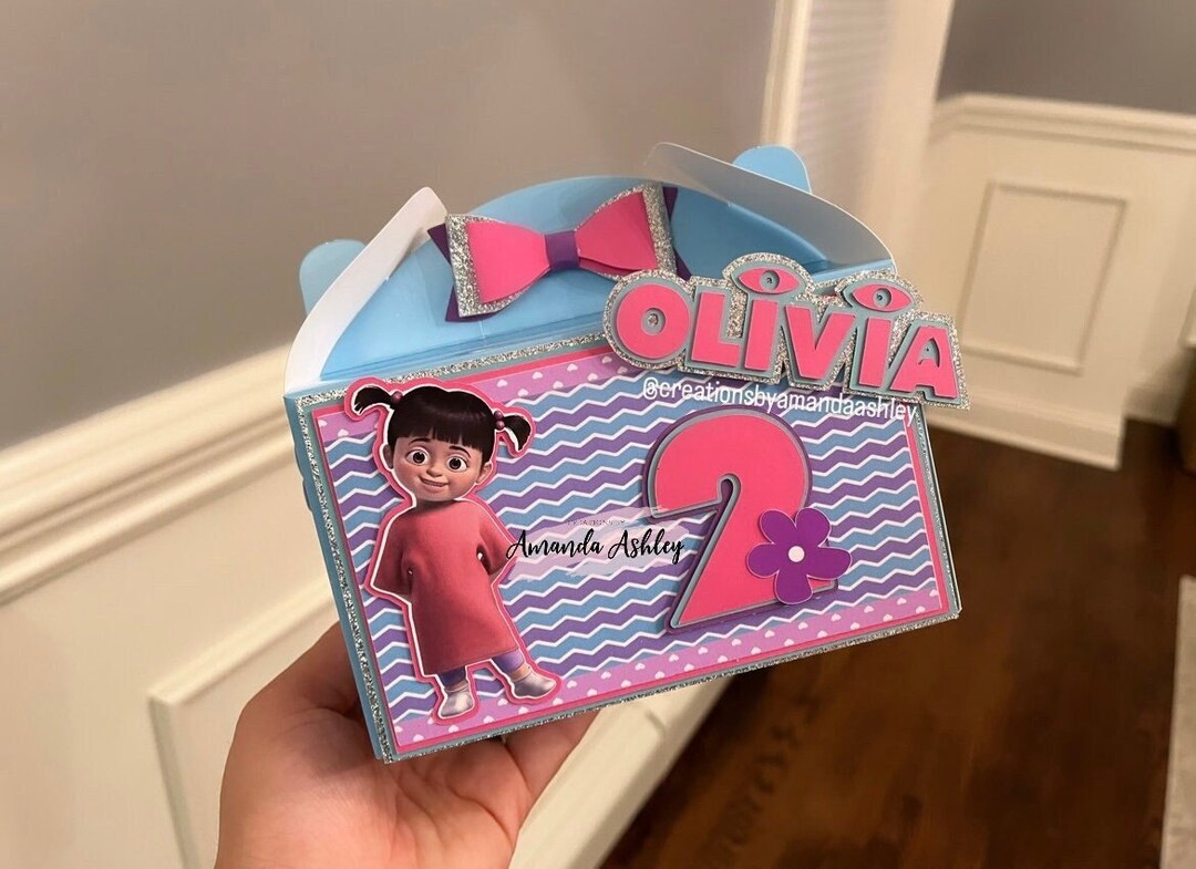 Scare Floor Favor Boxes, Monster Party, Boo Girl Birthday Party ...