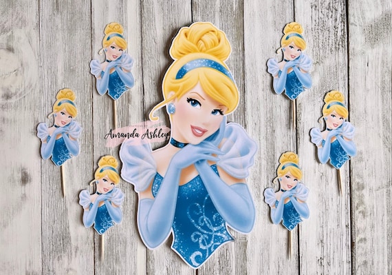 Decorazione Torta Principessa - Cake Topper E Striscione Compleanno Per Feste Bambine - Foto 7