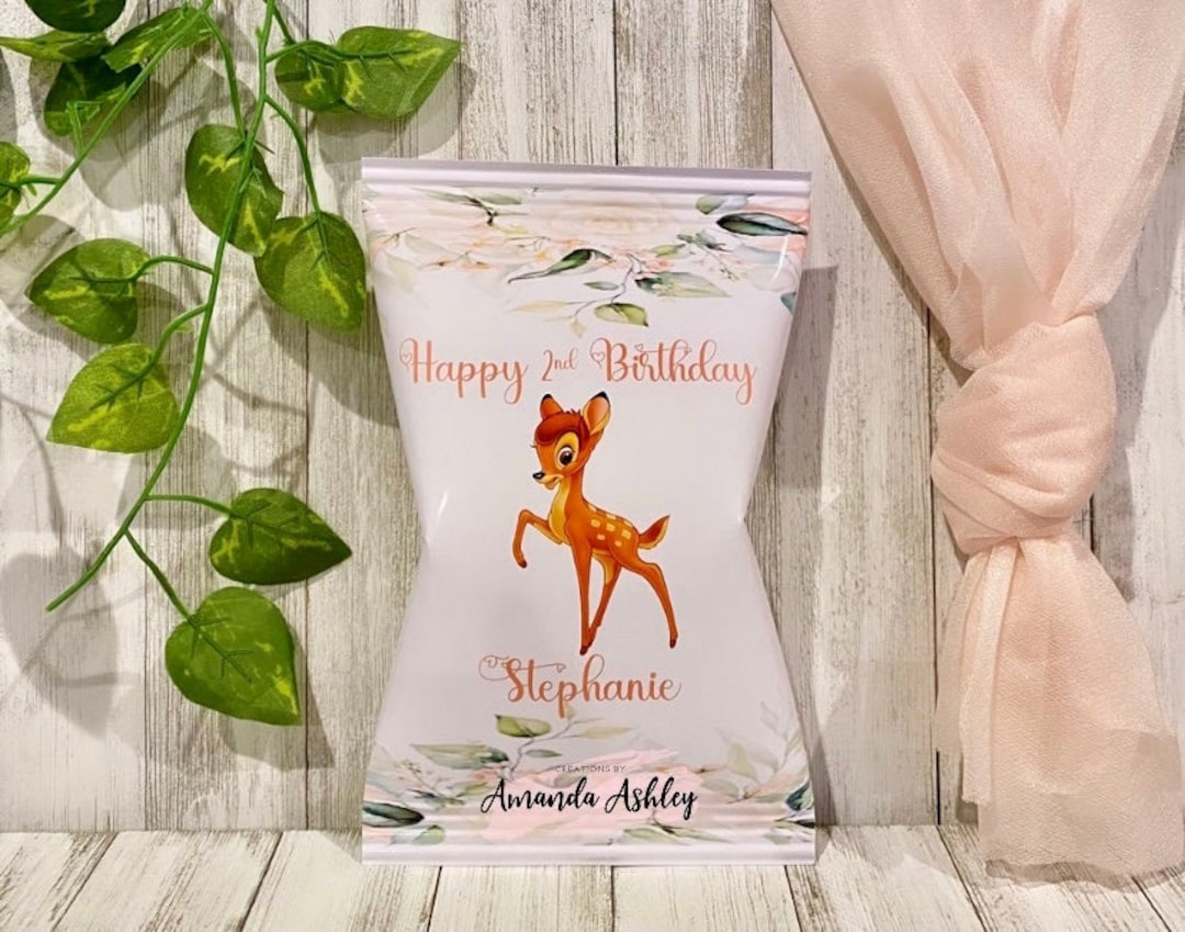 Bambi Chip Bags, Bambi Party, Bambi Birthday, Bambi Party Supplies, Bambi Party Decor, Bambi