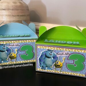 Scare Floor Favor Boxes, Monster Party, Boo Girl Birthday Party ...
