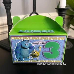 Scare Floor Favor Boxes, Monster Party, Boo Girl Birthday Party ...