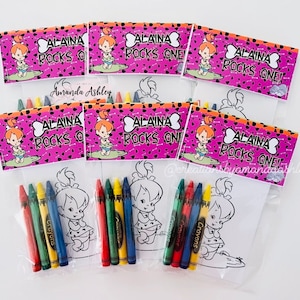 Páginas para colorir de seixos, Mini páginas para colorir, Aniversário de seixos, Lembrancinhas de festa de seixos, Lembrancinhas para colorir, Artigos para festa, Decoração de festa, Flinstone