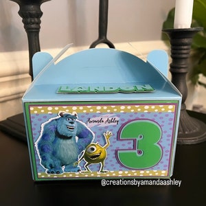 Scare Floor Favor Boxes, Monster Party, Boo Girl Birthday Party ...