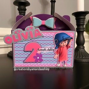 Scare Floor Favor Boxes, Monster Party, Boo Girl Birthday Party ...