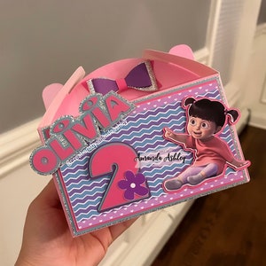 Scare Floor Favor Boxes, Monster Party, Boo Girl Birthday Party ...