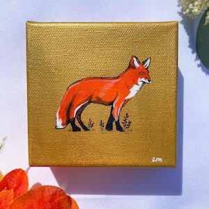 Fox Canvas Painting