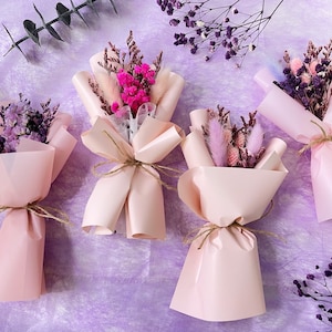 Magnet Favors Bouquet Mini, Boho Dry Flower Bouquet Favors for Guests,boho  Rustic Decoration,bulk Gifts Bouquet,thank You Favor,personalized 