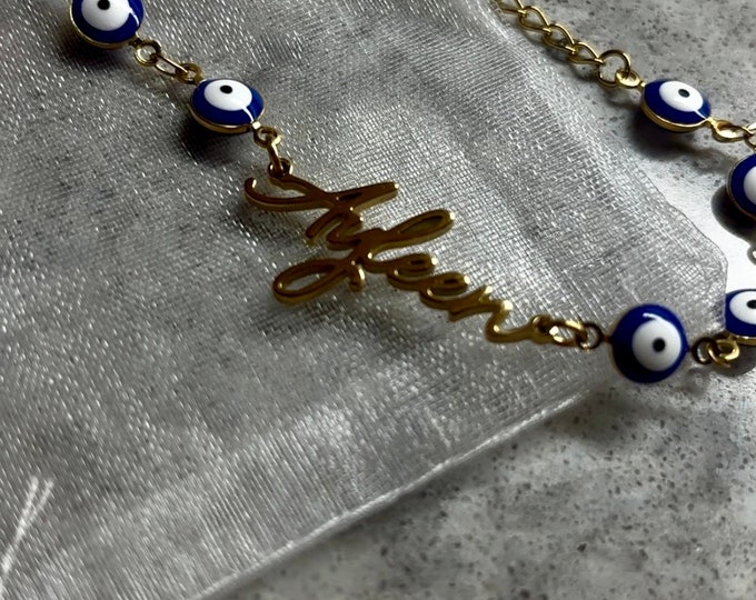 Custom Evil Eye Bracelet