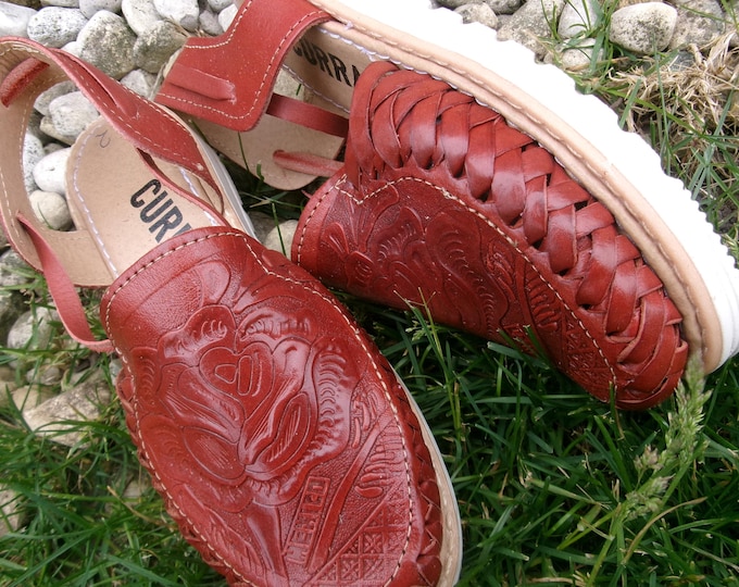 Mina Huaraches Chestnut Color