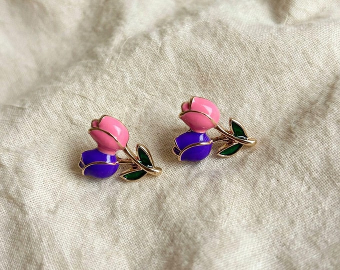 Tulip Stud Earrings