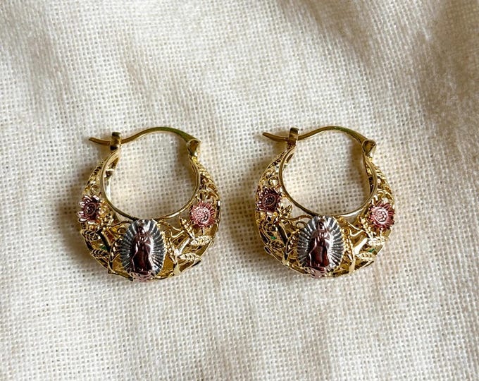 Virgen Hoop Earrings