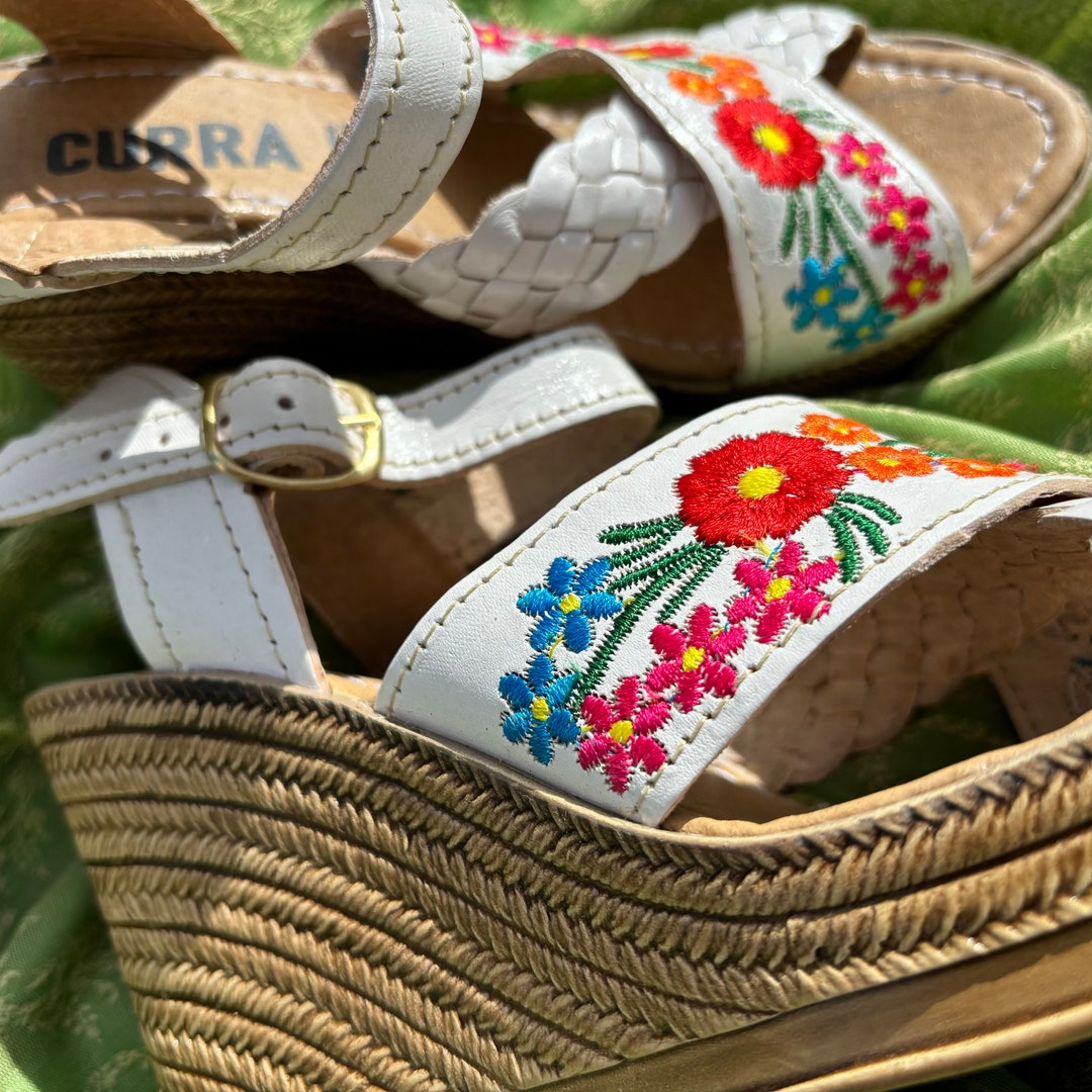 huaraches with heels