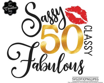 Download 50th Birthday Svg Etsy