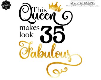 Download Free Birthday Queen Svg Etsy PSD Mockup Template