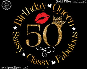 Download 50th Birthday Svg Etsy