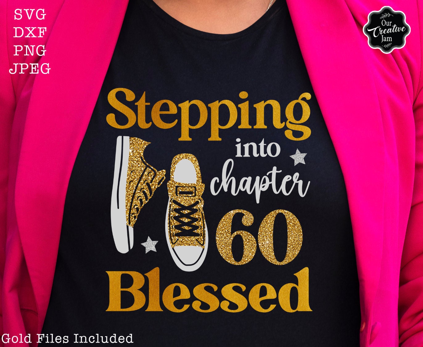 Stepping Into Chapter 60 Blessed Svg, 60th Birthday Svg, Chapter 60 Svg ...